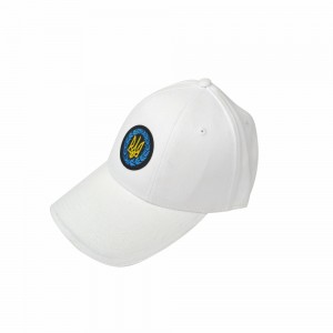 Кепка біла з шевроном Тризуб - SH1734-6 CO/31222 Кепка біла з шевроном Тризуб - SH1734-6 CO/31222