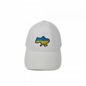 Кепка біла з шевроном Мапа України - SH1734-6 CO/89731 Кепка біла з шевроном Мапа України - SH1734-6 CO/89731