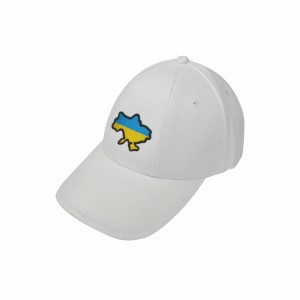Кепка біла з шевроном Мапа України - SH1734-6 CO/89731 Кепка біла з шевроном Мапа України - SH1734-6 CO/89731