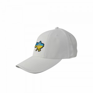 Кепка біла з шевроном Мапа України та Тризуб - SH1734-6 CO/89732 Кепка біла з шевроном Мапа України та Тризуб - SH1734-6 CO/89732