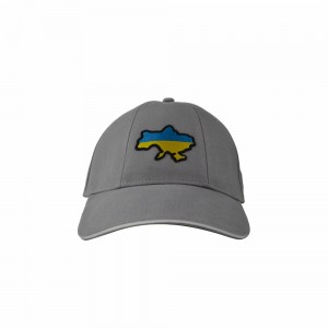 Кепка сіра з шевроном Мапа України - SH1734-7 CO/89731 Кепка сіра з шевроном Мапа України - SH1734-7 CO/89731