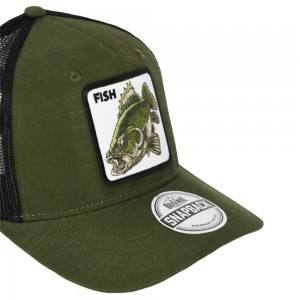 Кепка хакі з шевроном Риба - SH2026.29/11