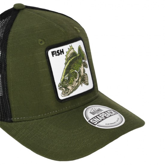 Кепка хакі з шевроном Риба - SH2026.29/11