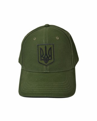 Кепка хакі з шевроном Тризуб - SH2099-269 CO/84785 Кепка хакі з шевроном Тризуб - SH2099-269 CO/84785