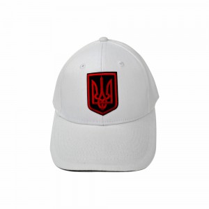 Кепка біла з шевроном Тризуб - SH2099-6 CO/84751 Кепка біла з шевроном Тризуб - SH2099-6 CO/84751