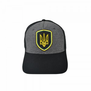 Кепка чорна з шевроном Тризуб - SH4027-3/29926 Кепка чорна з шевроном Тризуб - SH4027-3/29926