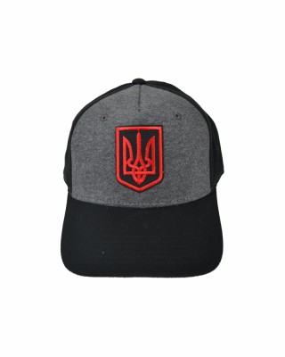 Кепка чорна з шевроном Тризуб - SH4027-3/84751 Кепка чорна з шевроном Тризуб - SH4027-3/84751