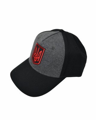 Кепка чорна з шевроном Тризуб - SH4027-3/84751 Кепка чорна з шевроном Тризуб - SH4027-3/84751