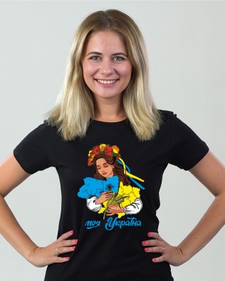 Футболка Моя Україна чорна - DTF11502309/277