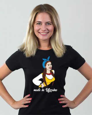 Футболка Made in Ukraine чорна - DTF11502309/278