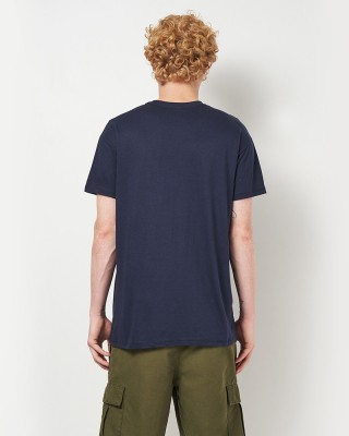 Футболка чоловіча Run темно-синя - 11380