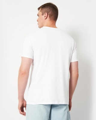 Футболка чоловіча З червоними кедами біла - 11500