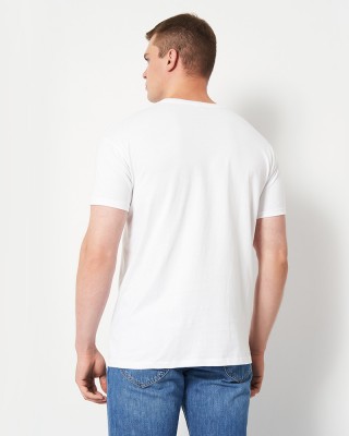 Футболка чоловіча Київ колаж біла - DTF11500 Футболка чоловіча Київ колаж біла - DTF11500