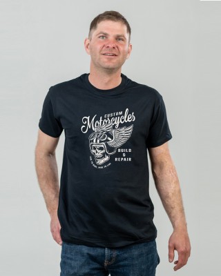 Футболка чоловіча Build and repair чорна - 11500