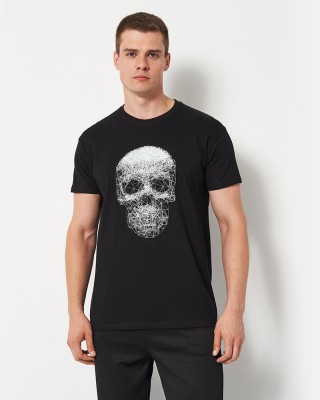 Футболка чоловіча З черепом чорна - 11500 Футболка чоловіча З черепом чорна - 11500