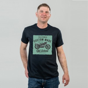 Футболка чоловіча Old school чорна - 11500 Футболка чоловіча Old school чорна - 11500