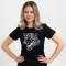 Футболка жіноча З леопардом чорнобілим чорна - 11502 Футболка жіноча З леопардом чорнобілим чорна - 11502