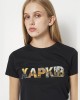 Футболка жіноча Харків колаж чорна - DTF11502