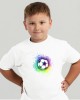 Футболка дитяча З футбольним м'ячем біла - 11970
