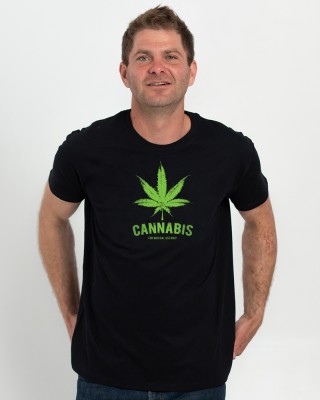 Футболка чоловіча Cannabis for medical чорна - DTF11500 Футболка чоловіча Cannabis for medical чорна - DTF11500