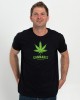 Футболка чоловіча Cannabis for medical чорна - DTF11500