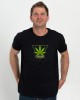 Футболка чоловіча Cannabis natural product чорна - DTF11500