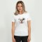 Футболка жіноча Кішечка біла - DTF11502