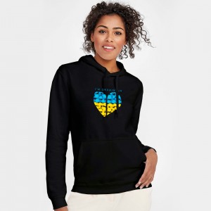Худі з принтом I'm Ukrainian з серцем чорний - 47101312/144(SOLS) Худі з принтом I'm Ukrainian з серцем чорний - 47101312/144(SOLS)