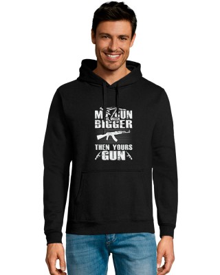 Худі з принтом My gun is bigger чорний - 47101312/172(SOLS) Худі з принтом My gun is bigger чорний - 47101312/172(SOLS)