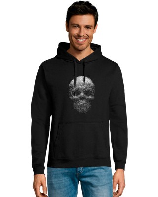 Худі з принтом Череп чорний - 47101312/178(SOLS) Худі з принтом Череп чорний - 47101312/178(SOLS)