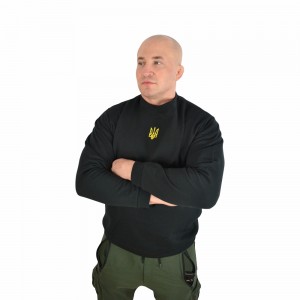 Світшот з вишивкою Тризуб жовтий чорний - W01168312/290(SOLS) Світшот з вишивкою Тризуб жовтий чорний - W01168312/290(SOLS)