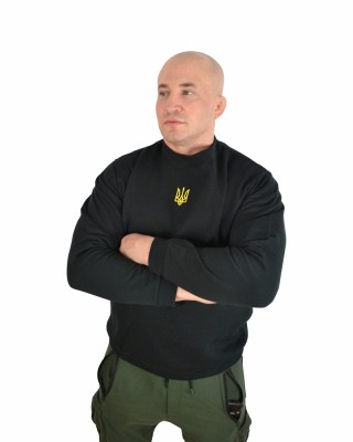 Світшот з вишивкою Тризуб жовтий чорний - W01168312/290(SOLS)