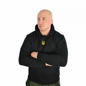 Худі з вишивкою Тризуб жовтий чорний - W47101312/290(SOLS) Худі з вишивкою Тризуб жовтий чорний - W47101312/290(SOLS)