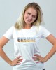 Футболка жіноча Ukraine Поле біла - DTF11502 Футболка жіноча Ukraine Поле біла - DTF11502