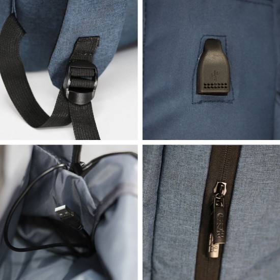 Рюкзак для ноутбука Nikibo Lite зі світловідбивачем - 30010205-04