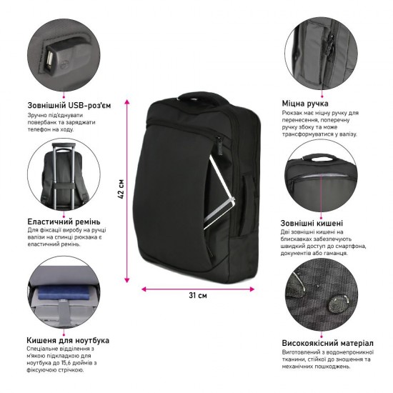 Рюкзак-сумка Nikibo Peak - 30011905-01