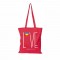 Шопер з довгими ручками LOVE червоний