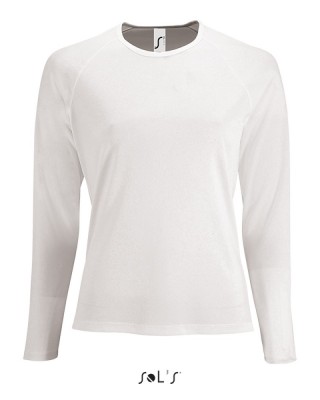 Лонгслів спортивний Sporty LSL women білий - 02072102(SOLS) Лонгслів спортивний Sporty LSL women білий - 02072102(SOLS)