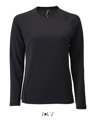 Лонгслів спортивний Sporty LSL women чорний - 02072312(SOLS) Лонгслів спортивний Sporty LSL women чорний - 02072312(SOLS)
