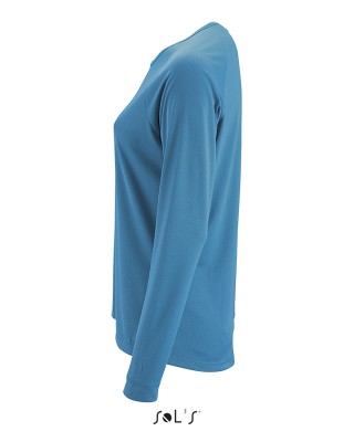 Лонгслів спортивний Sporty LSL women морський - 02072321(SOLS)