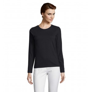 Лонгслів Imperial LSL women насичений чорний - 02075309(SOLS) Лонгслів Imperial LSL women насичений чорний - 02075309(SOLS)
