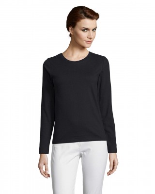 Лонгслів Imperial LSL women насичений чорний - 02075309(SOLS) Лонгслів Imperial LSL women насичений чорний - 02075309(SOLS)