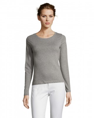 Лонгслів Majestic сірий меланж - 11425350(SOLS) Лонгслів Majestic сірий меланж - 11425350(SOLS)