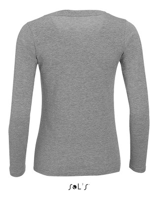 Лонгслів Majestic сірий меланж - 11425350(SOLS) Лонгслів Majestic сірий меланж - 11425350(SOLS)
