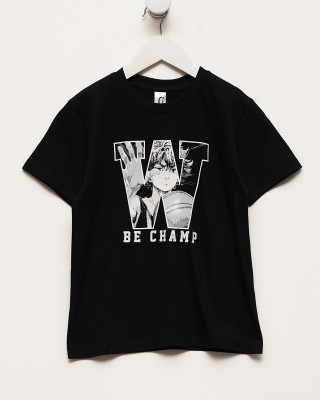 Футболка дитяча Be Champ чорна - 11970 Футболка дитяча Be Champ чорна - 11970