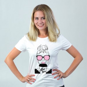Футболка Girl Boss біла - DTF11502102/262 Футболка Girl Boss біла - DTF11502102/262