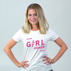 Футболка Girl Power біла - DTF11502102/263 Футболка Girl Power біла - DTF11502102/263