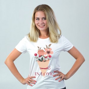 Футболка In Love біла - DTF11502102/267 Футболка In Love біла - DTF11502102/267
