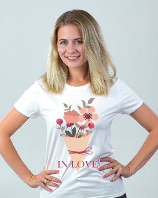 Футболка In Love біла - DTF11502102/267 Футболка In Love біла - DTF11502102/267