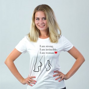 Футболка I am woman біла - DTF11502102/269 Футболка I am woman біла - DTF11502102/269